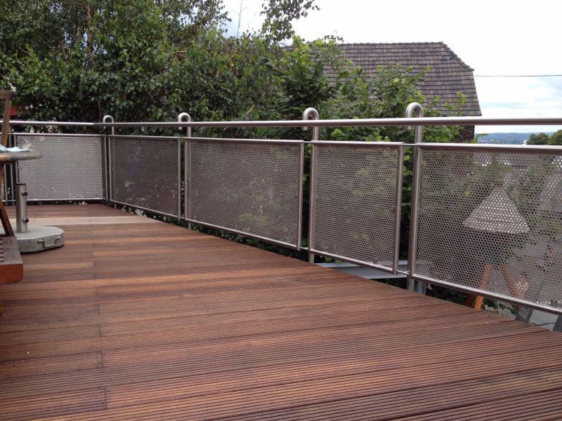 Metallbau Kliewer Balkongelander Sichtschutz